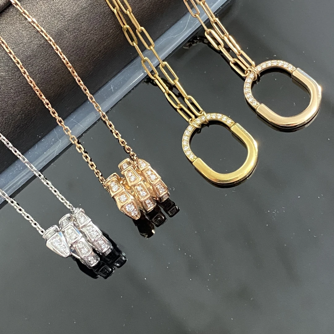 清仓/孤品18k钻石项链 套链