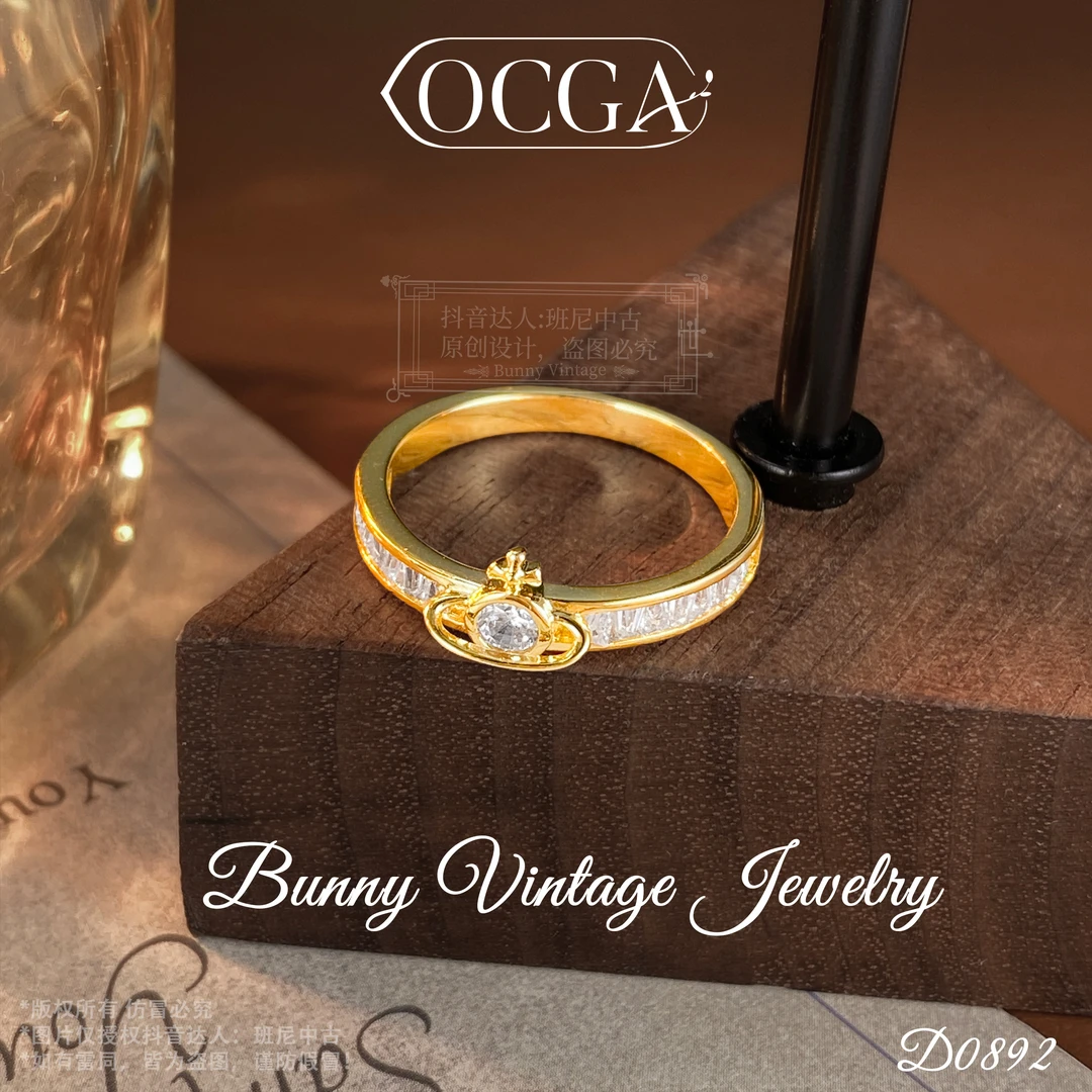 镀K金D0892法★【星际星球】春OCGA 欧斯伽斯限定戒指