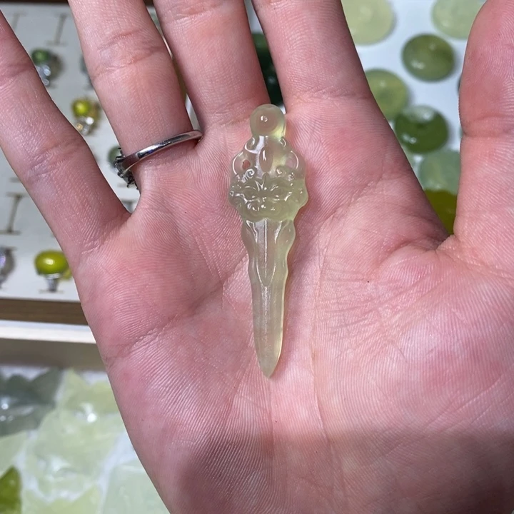 未镶嵌岫玉吊坠(不含链)