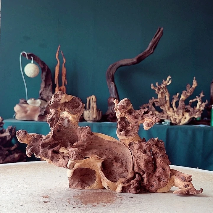 享***木399 金红红木羊蹄甲半成品