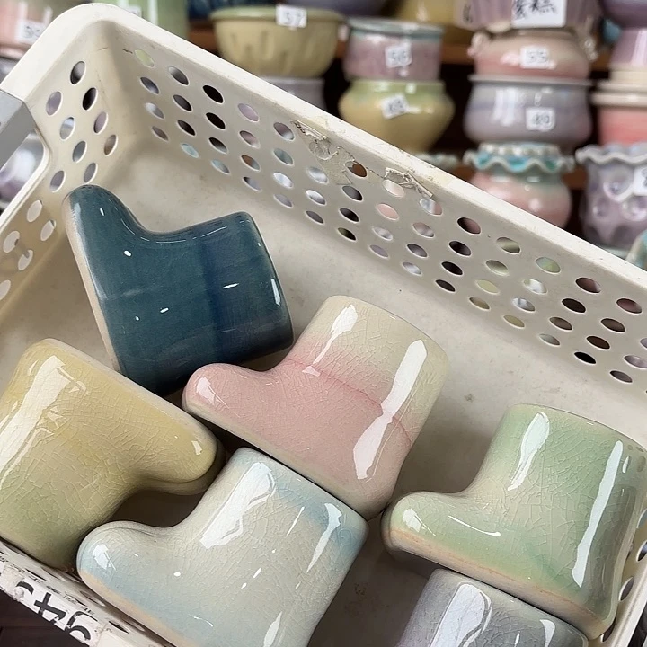 红陶量货/口高深浅搭配发6个