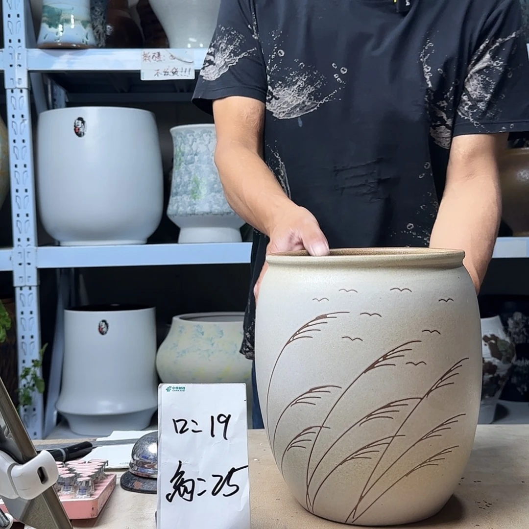 19@25 紫砂花盆尺寸