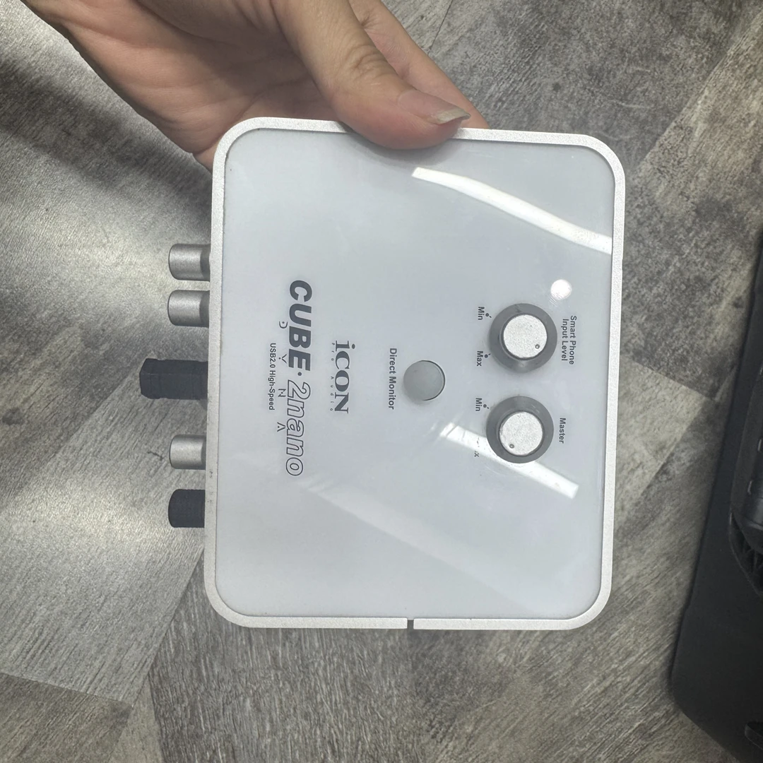9新  艾肯2nano五代电脑声卡入门级声卡功能正常无质量问题不退换