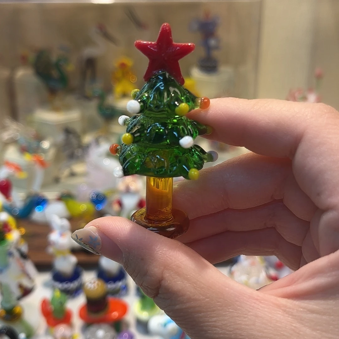 手工艺品琉璃圣诞树