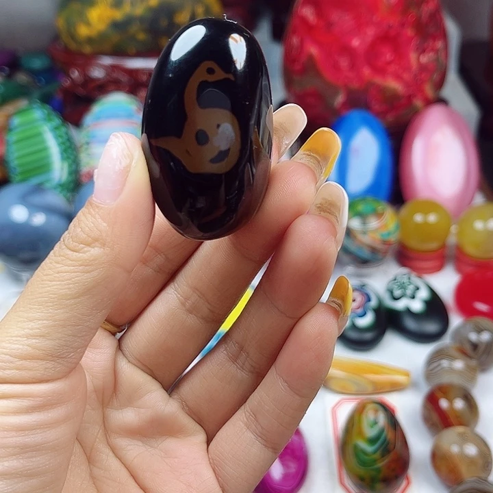 未镶嵌耳饰玛瑙/玉髓