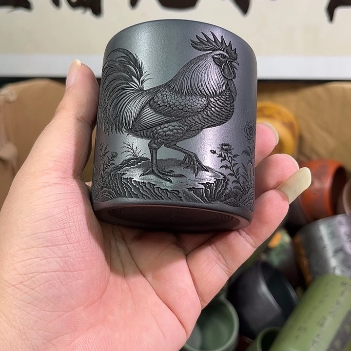 茶杯紫砂全手工紫砂主人杯