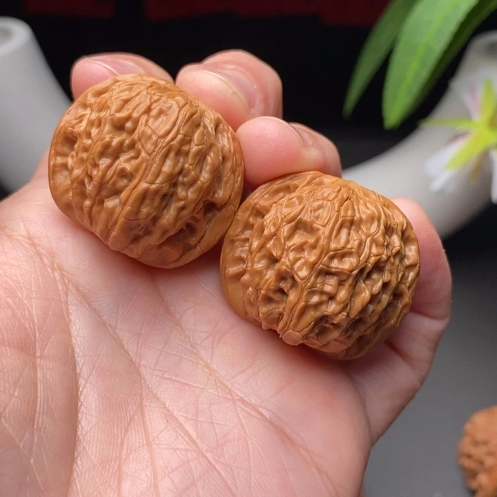 文玩核桃把件零****.磨盘34