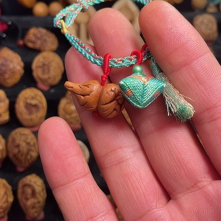 跑****油天然桃核纯手工制作葫芦