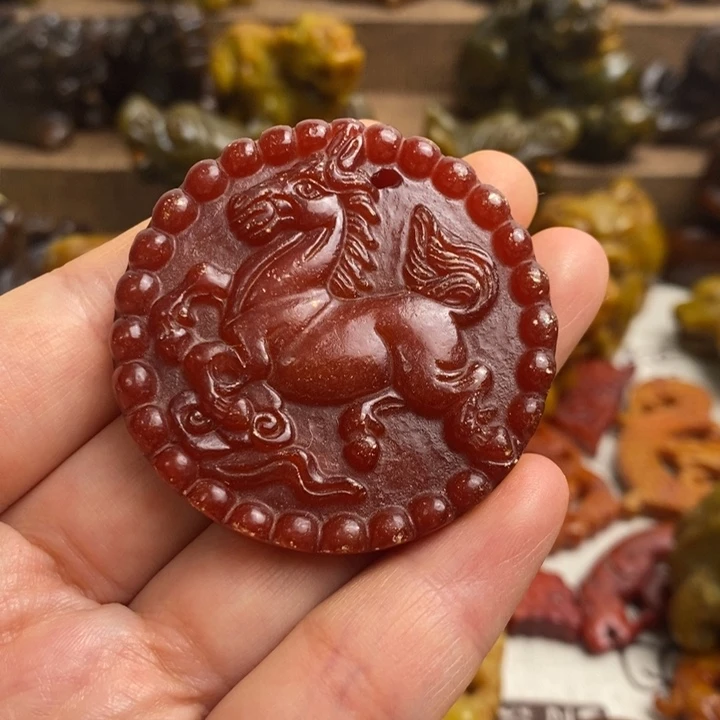 蛇纹石玉未镶嵌颈饰105