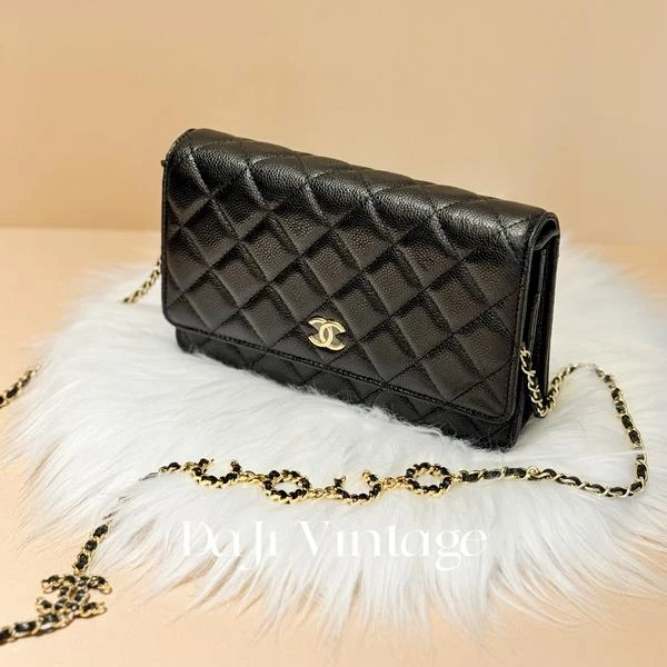 大吉中古/Chanel香奈儿21b coco链条woc斜挎包