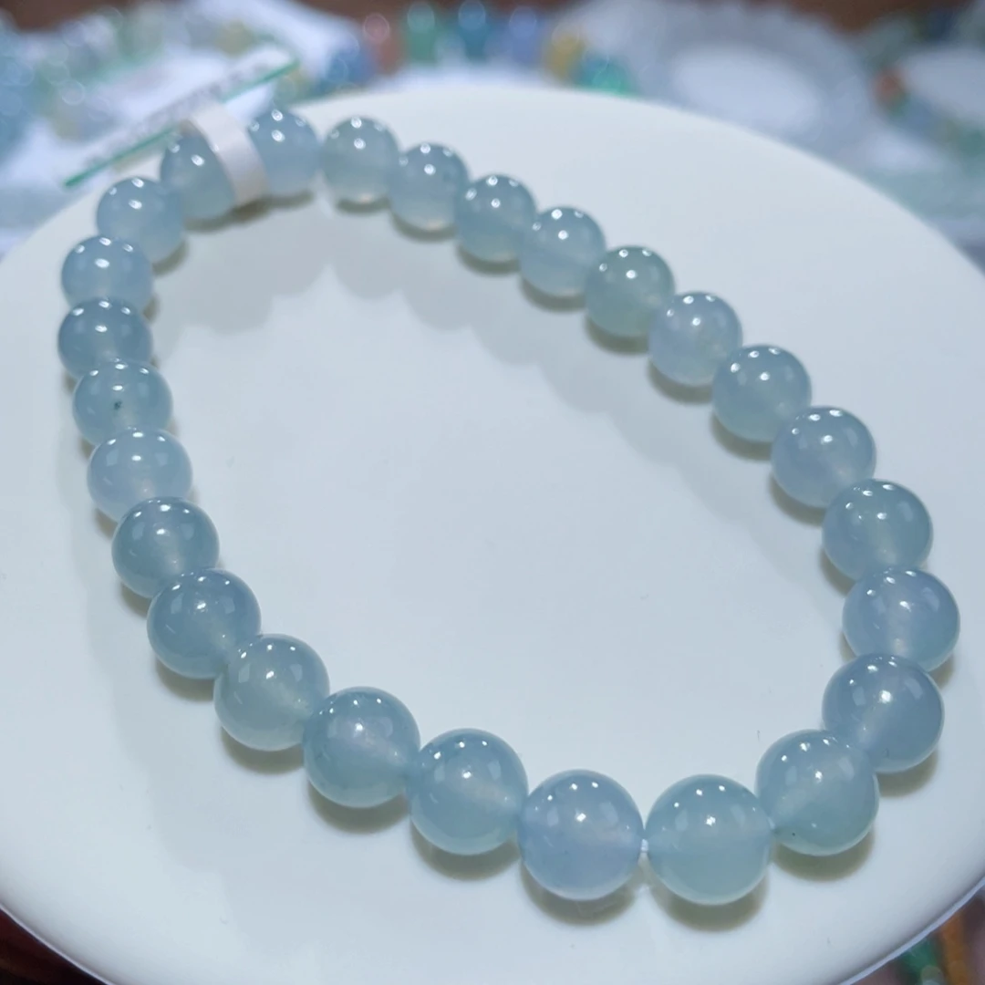 未镶嵌手链翡翠冰种蓝水