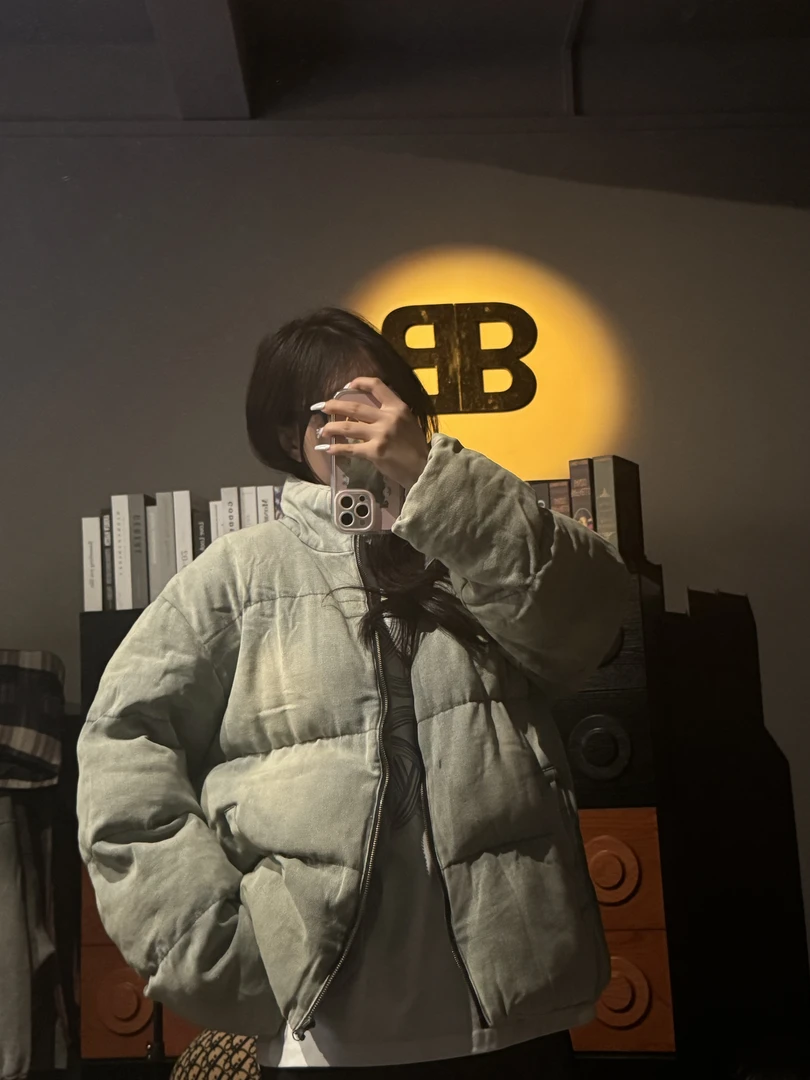 WGD【牛仔水洗棉服】秋冬加厚百搭男女同款棉服A253