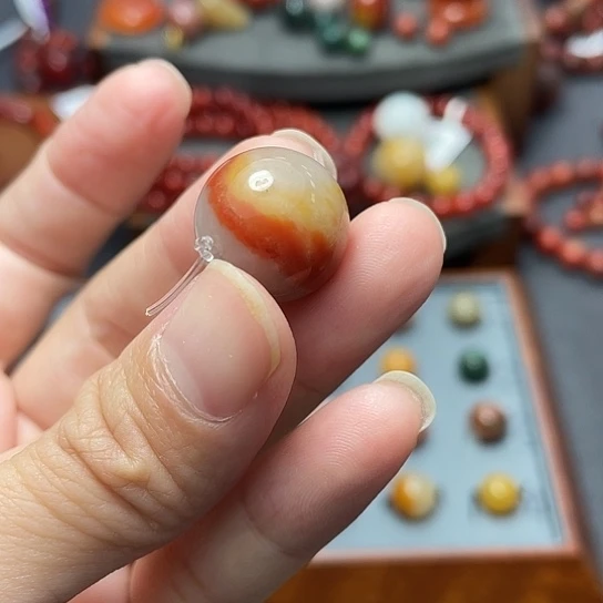 未镶嵌单珠16多样性发南红玛瑙