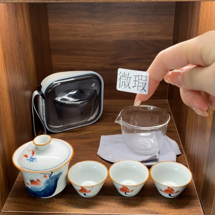 釉下老陶泥手工绘制