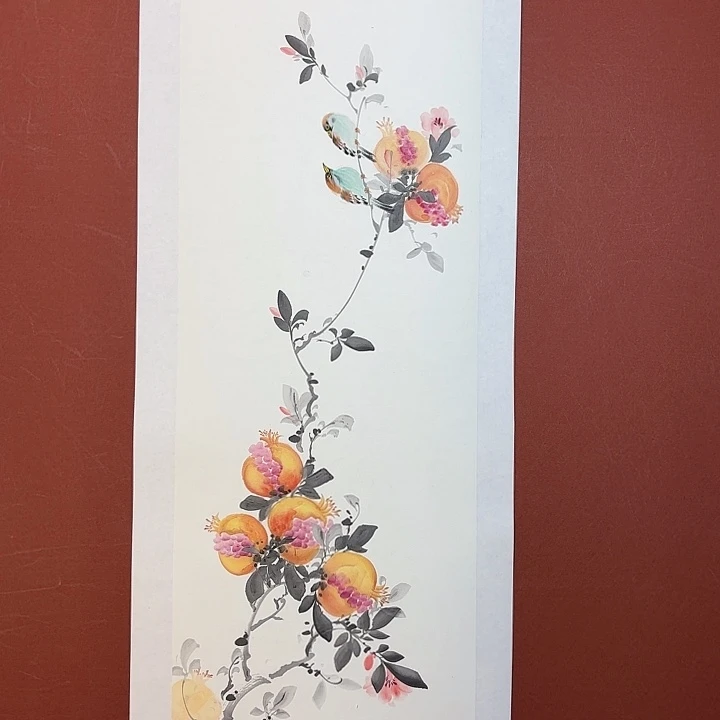 国画听兰老师花鸟