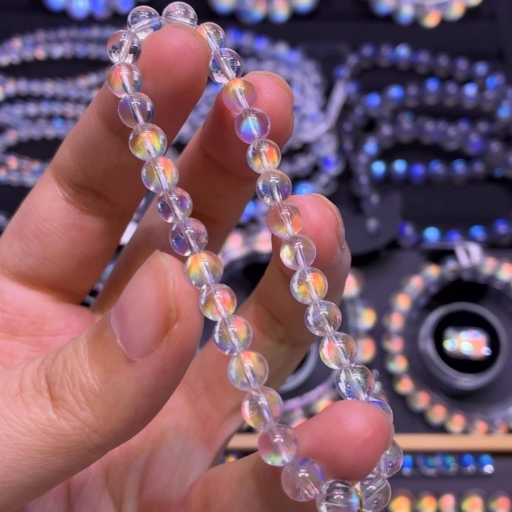 手链月光石未镶嵌马岛彩月精穿5.7