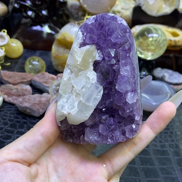 珠宝半成品未镶嵌水晶晶镇