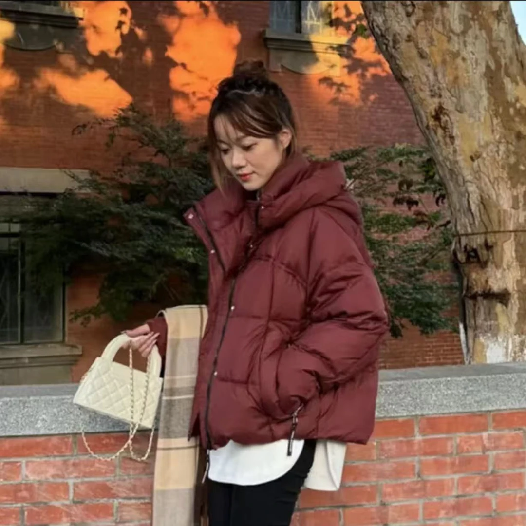 【现货】【云Yun裳专属3】羽绒服女2024年新短款加厚韩版宽松面包外套