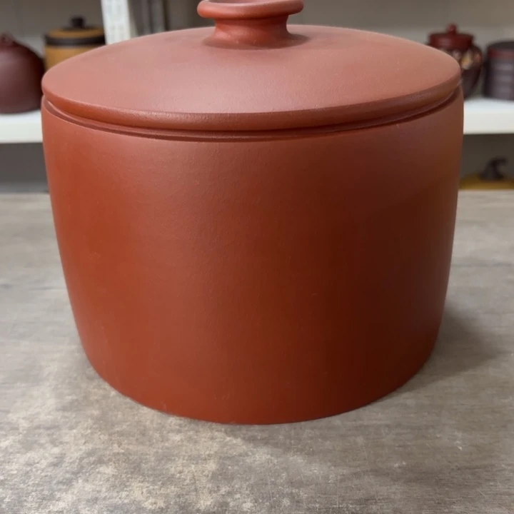 紫砂茶叶罐五饼罐