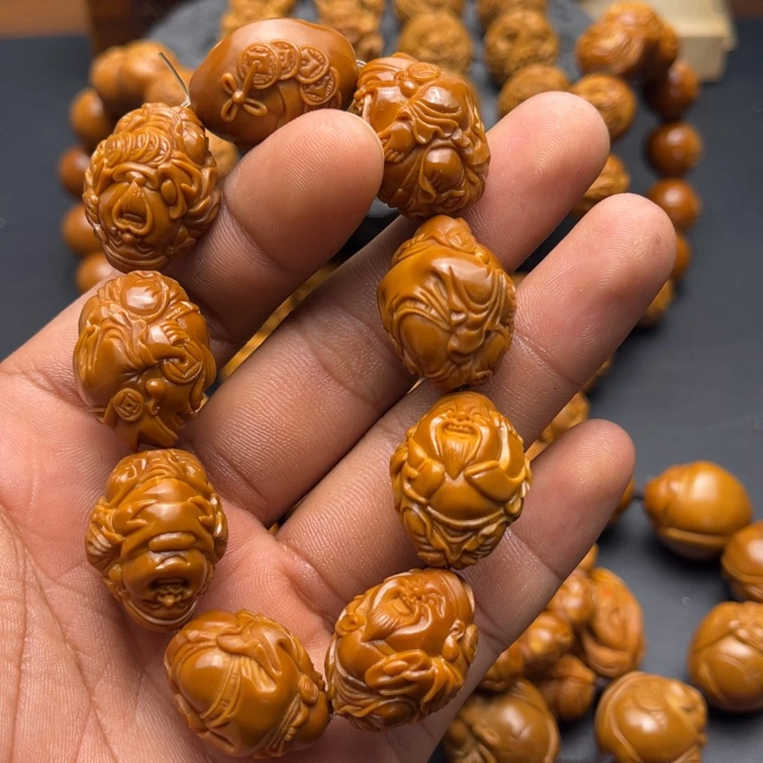 橄榄核手串大财神