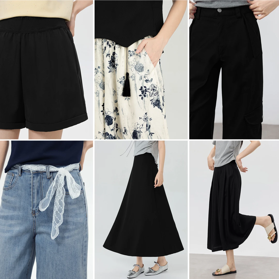 401-475 爱蔷薇大码女装夏款下装合集