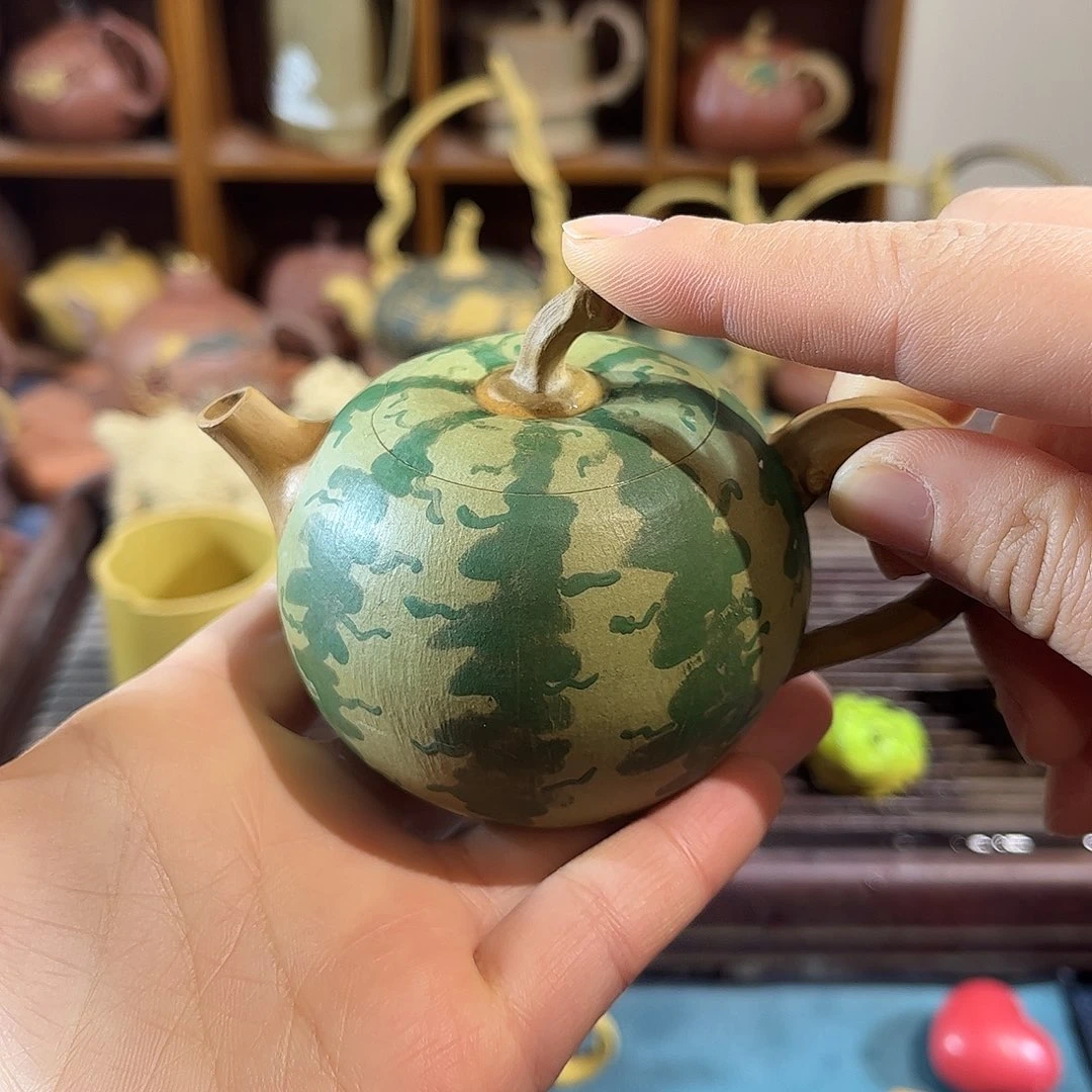 茶宠紫砂紫砂西瓜