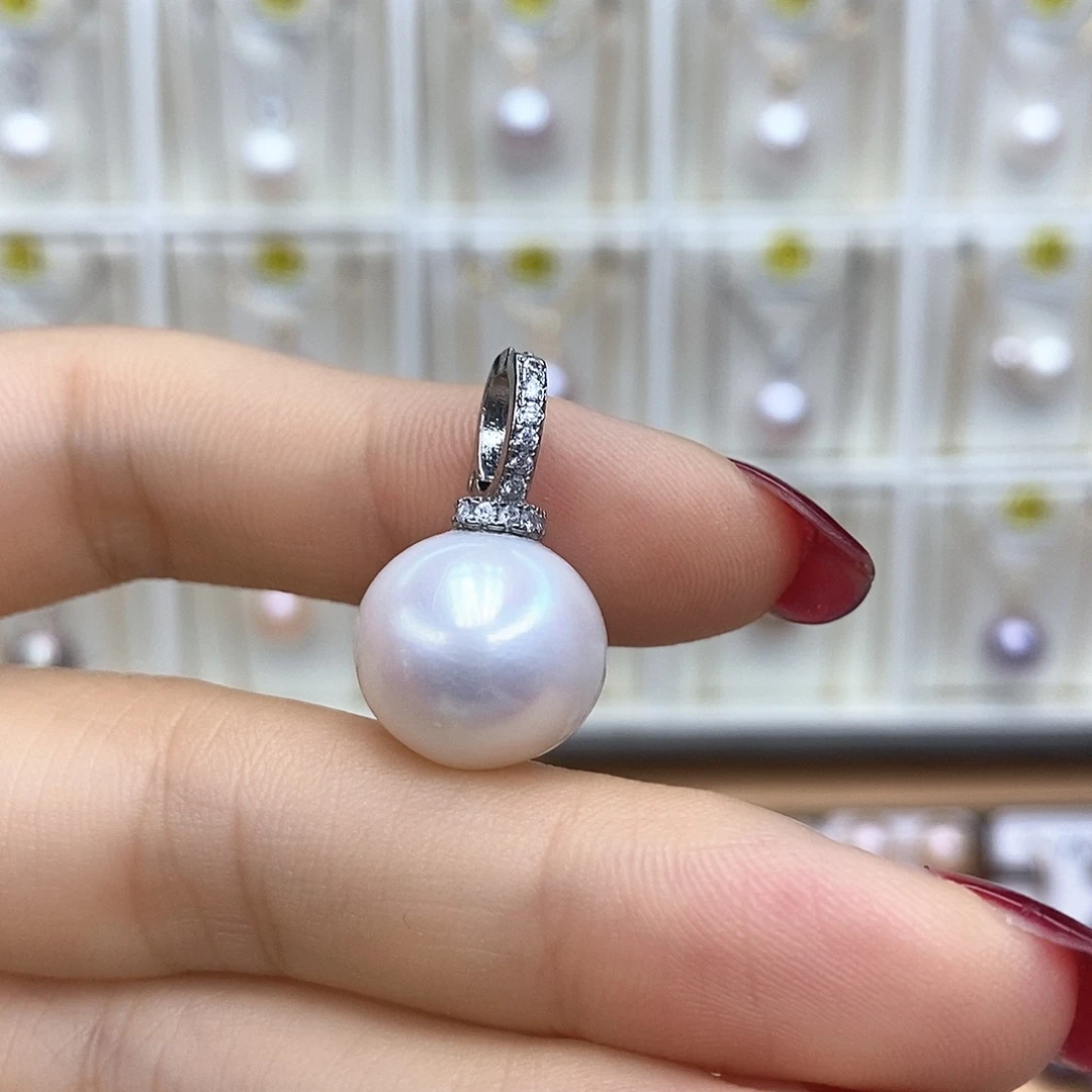颈饰合金淡水珍珠