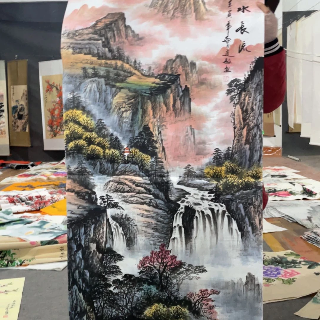 国画国画作品画心一张