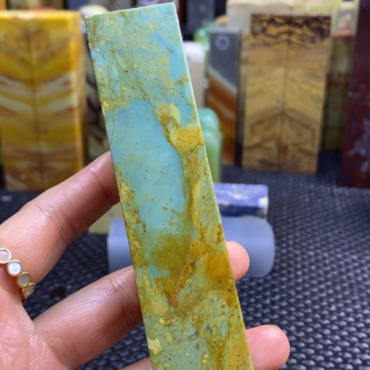 青田石无****士青田石印章石