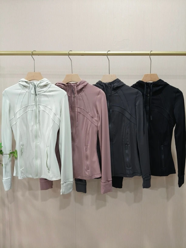 【Hua】204四季新款女士休闲百搭修身显瘦运动户外健身连帽瑜伽服