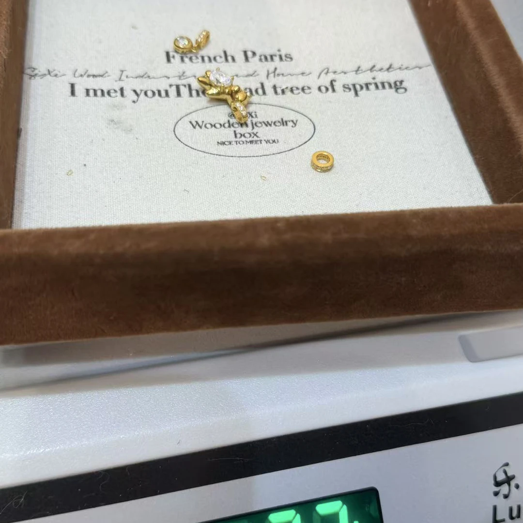 足金精品工艺吊坠