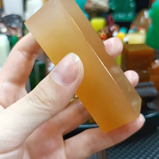 寿山石印石彩云冻58++++