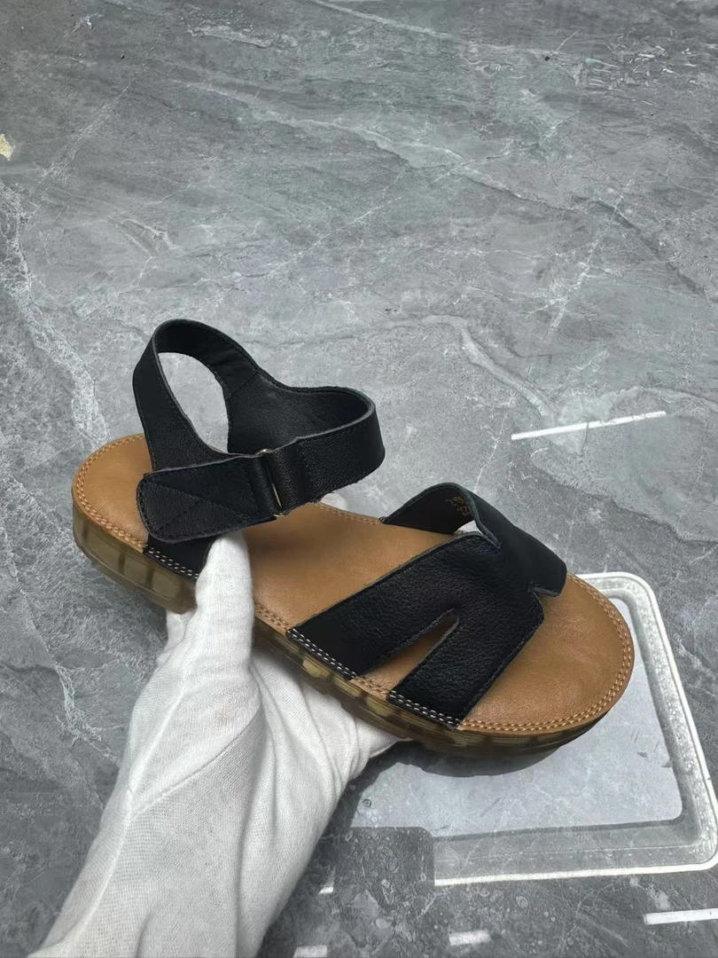 罗马风包头修面皮6162（黑）