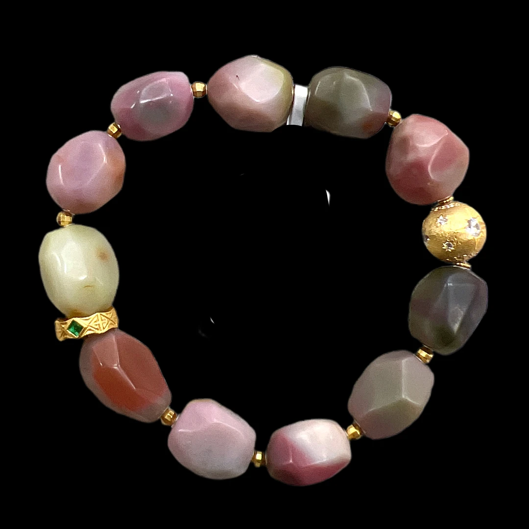 N2415玛瑙手串多样性，发一