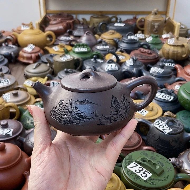 茶壶紫砂紫砂微瑕