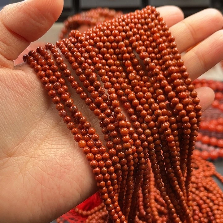 南红玛瑙未镶嵌多样性发货默认微瑕称重3mm