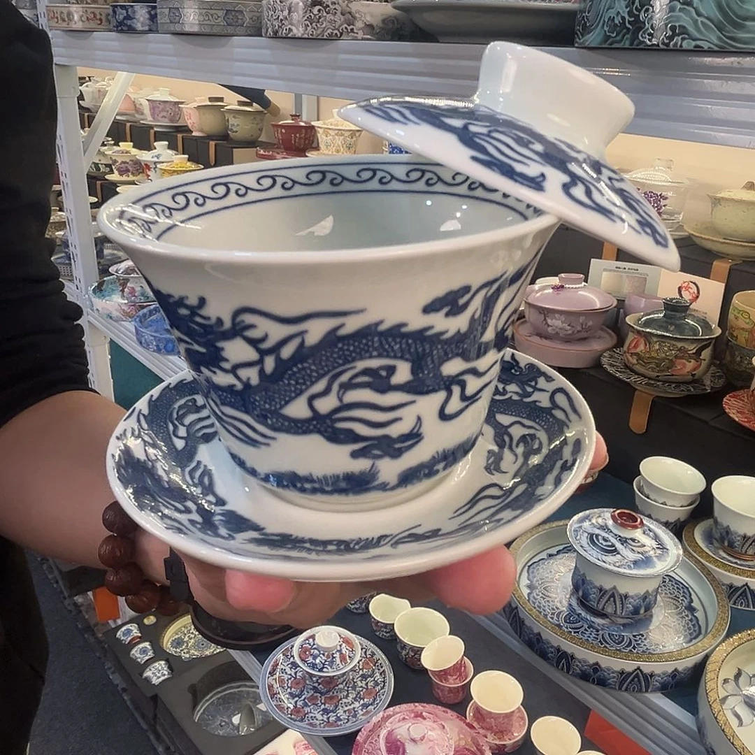 这些盖碗茶真漂亮！！！