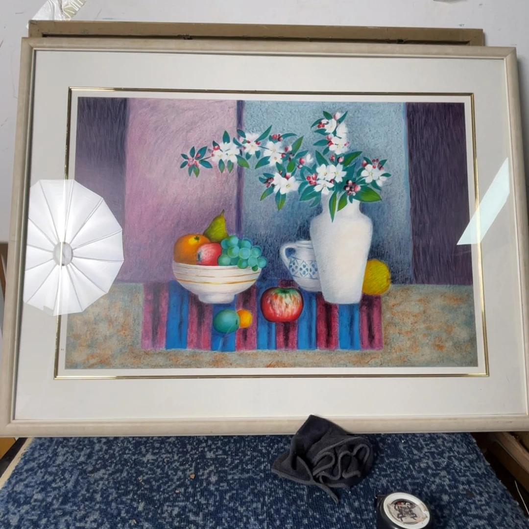 中古框画框子有磕碰不退不换