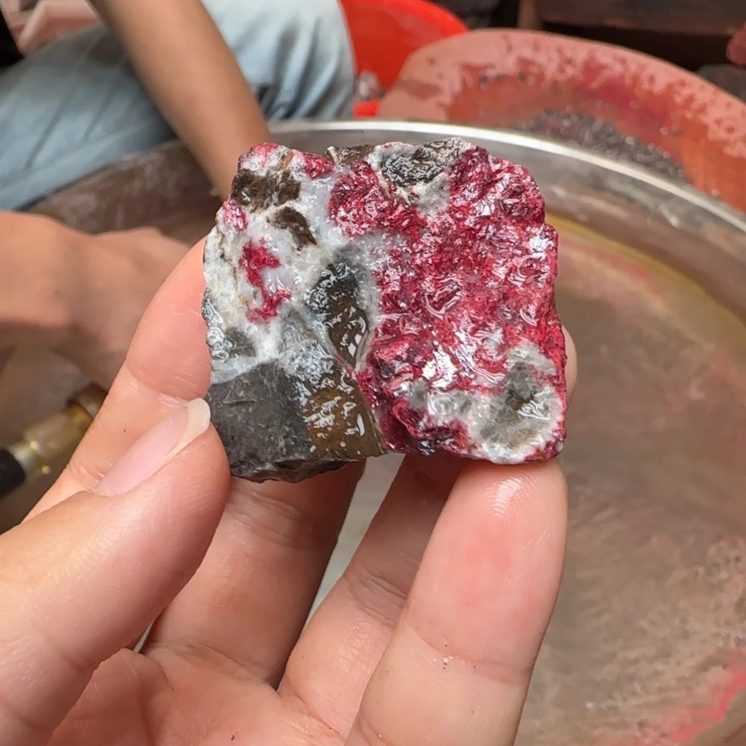 天然辰砂朱砂毛石头18