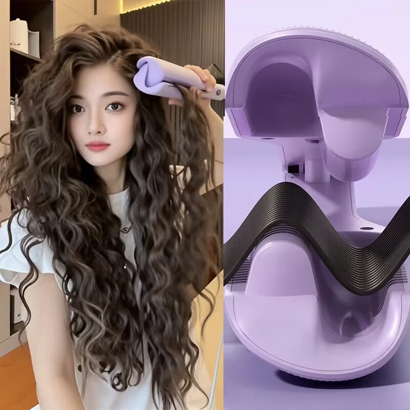 32mm蛋蛋卷发棒V型大波浪卷发棒大波浪大卷水波纹卷发器鸡蛋大卷