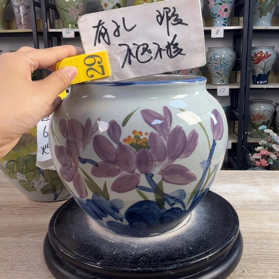 罐1tc景德镇陶瓷花盆