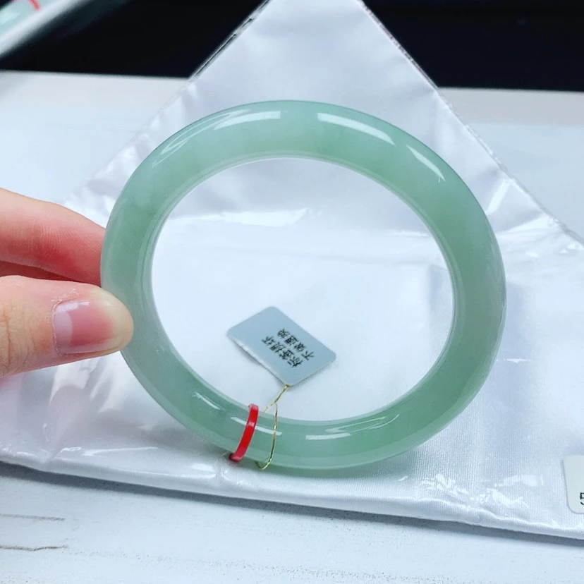 【闪购商品】翡翠手镯（圆镯）未镶嵌缅甸天然a货手镯57+