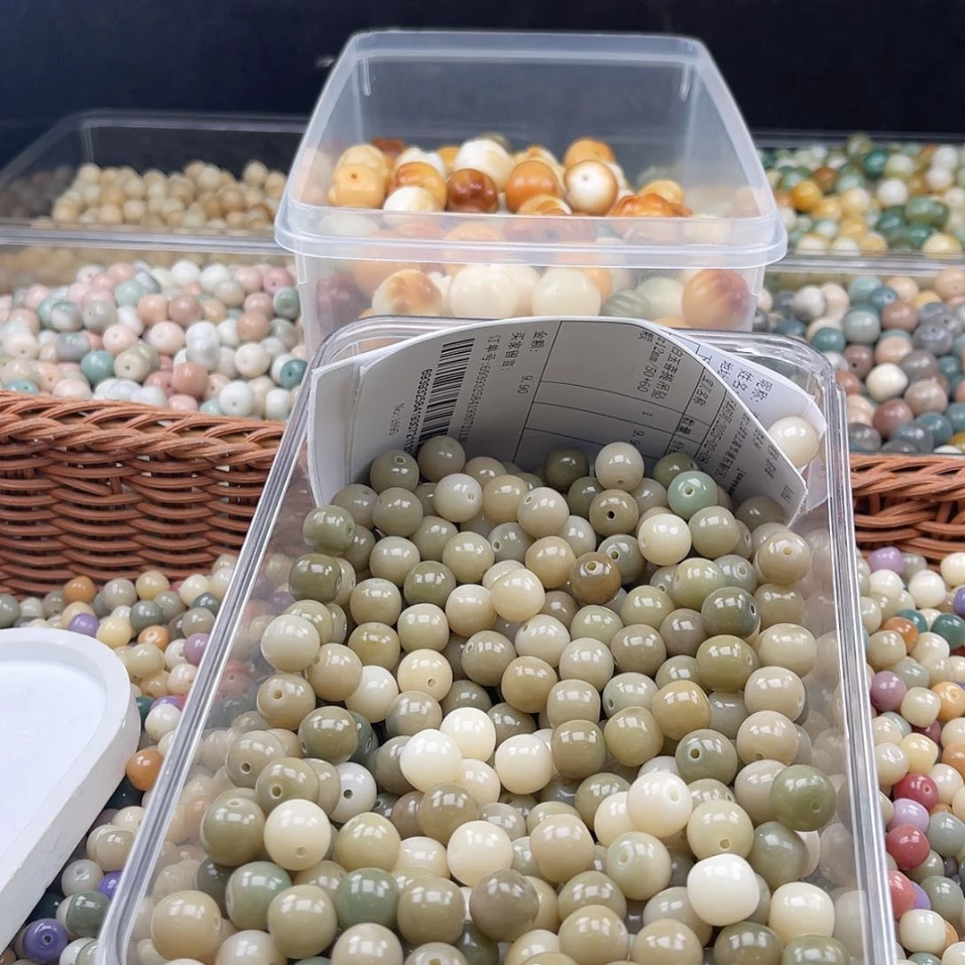 白玉菩提吊坠z12mm/50+60颗