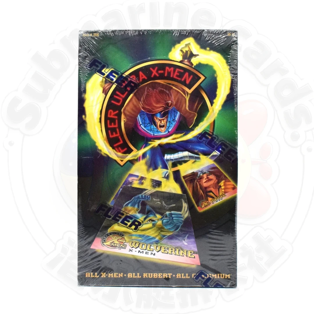 1995年X战警金刚狼Fleer Ultra X-Men镜面镀铬系列美漫收藏卡卡牌