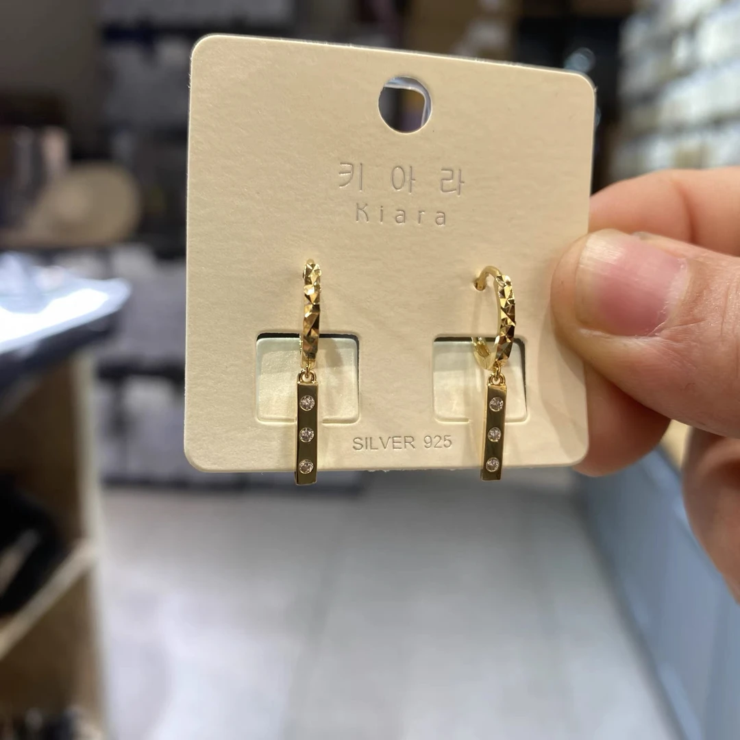 925银耳饰 1012琪娅拉品牌新款s925纯银11.5mm耳扣耳环