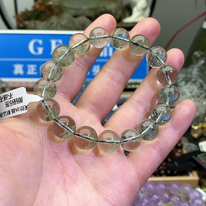 水晶手链未镶嵌玖*绿幽灵12