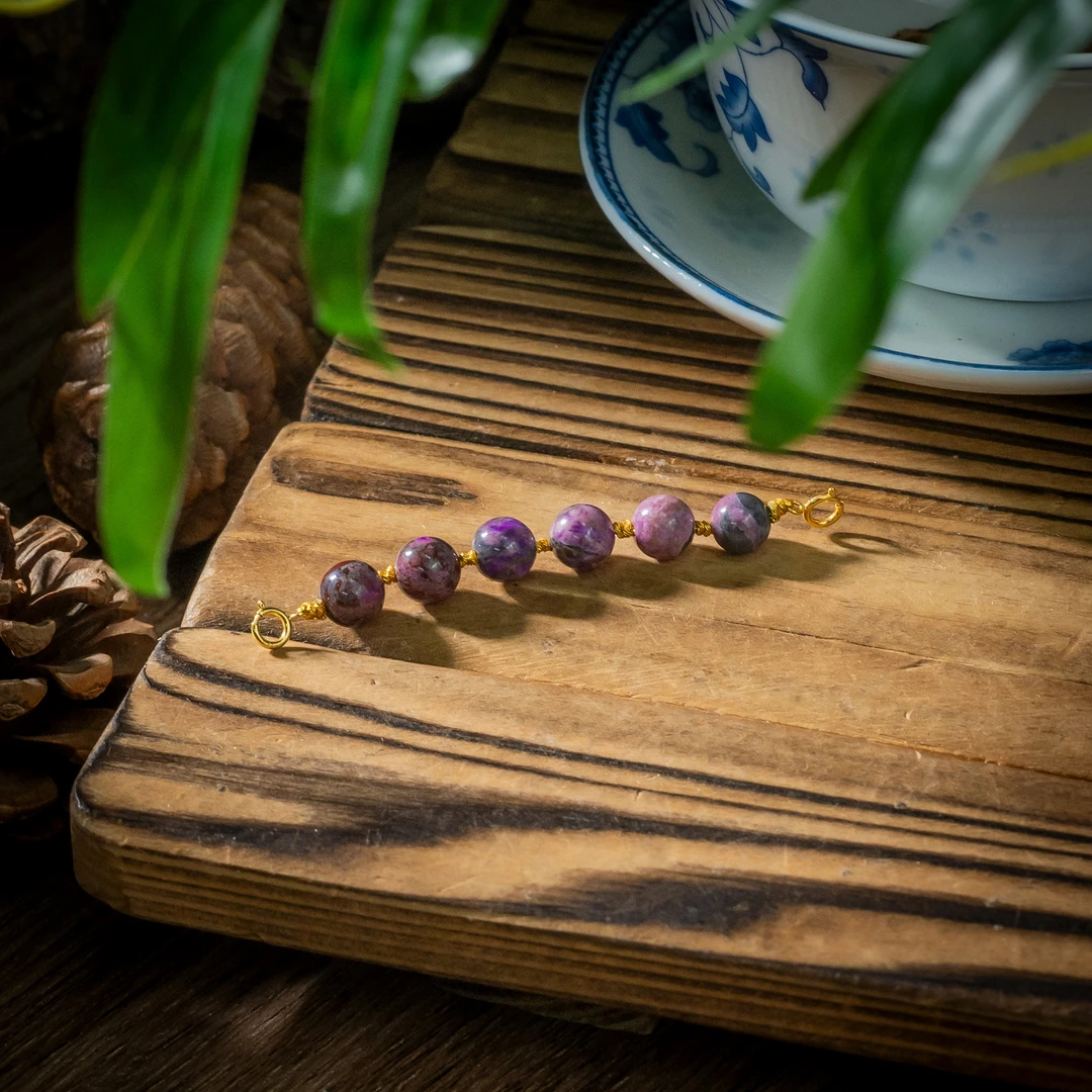 世间臻宝-春花丨18K金春彩舒俱来圆珠延长链/P6935/6mm+/