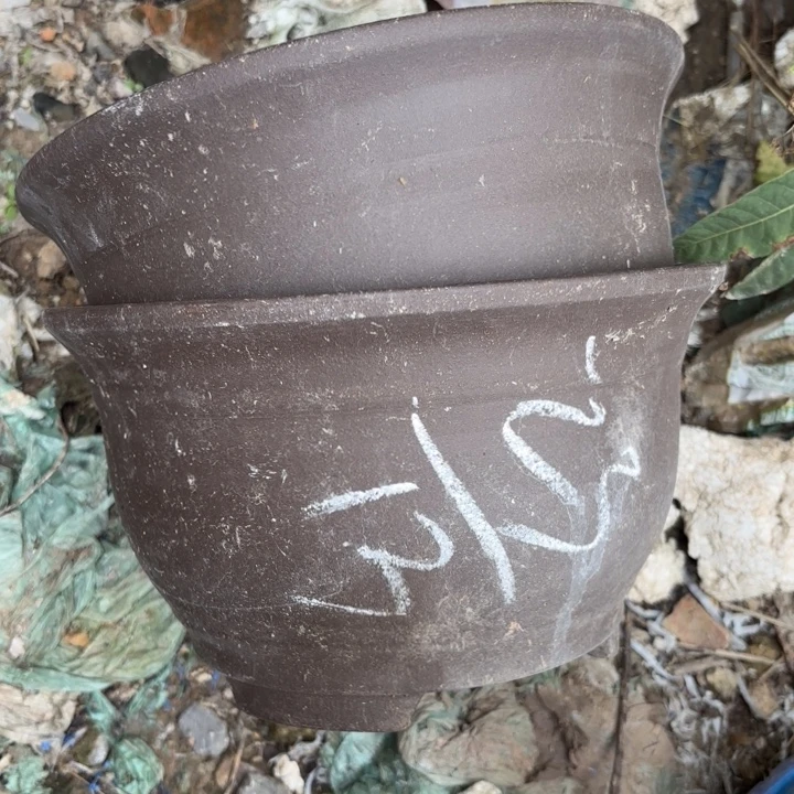 紫砂花盆紫砂的花