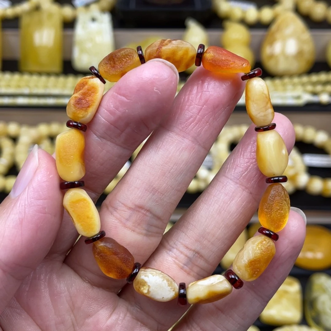 琥珀裸石未镶嵌琥珀蜜蜡