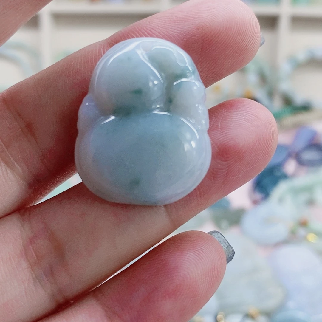 颈饰未镶嵌翡翠天然